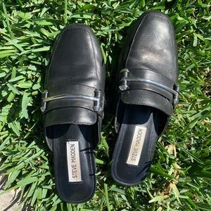 Steve Madden Black Loafers Flats size 6